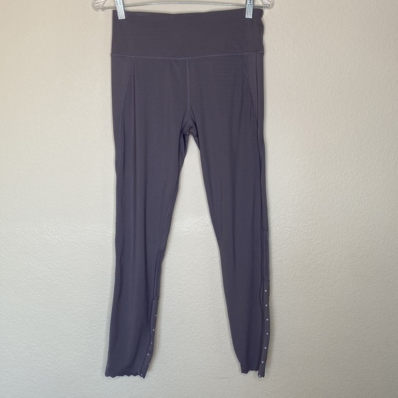 Varley Downing leggings high rise scalloped edge mesh medium - Picture 2 of 5